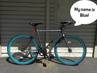 49cm/19" custom fixie/single speed + gear bundle - $300 OBO 1