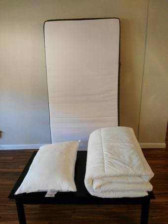 MOVING SALE: Like new IKEA Twin Mattress $95; Pillow+Duvet $15 1