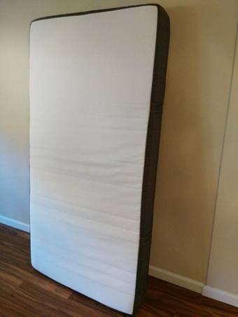 MOVING SALE: Like new IKEA Twin Mattress $95; Pillow+Duvet $15 3