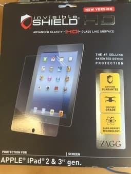 Zagg iPad screen protector - $15 1