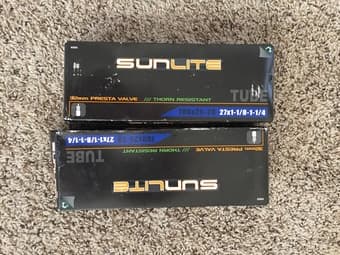 2 x Bike Inner Tubes - $10 1