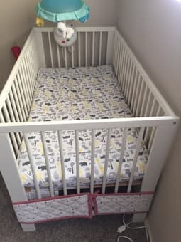 Infant Crib and Mattress - $40 2