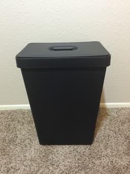 Black Plastic Bin - $5 1