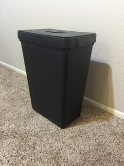 Black Plastic Bin - $5 2