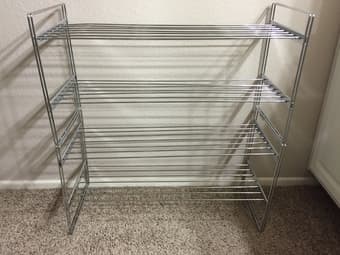 2 x Metal Shoe Rack - $10 1