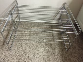 2 x Metal Shoe Rack - $10 2