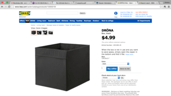 Laundry bag and space-saving boxes 2
