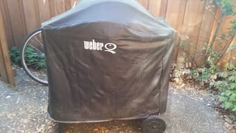 Gas grill plus half-full propane tank for $100 2