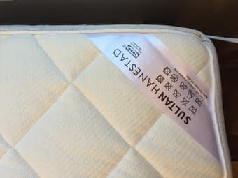 IKEA Full Bed Frame and Sultan Hanestad Mattress. $180 OBO 3