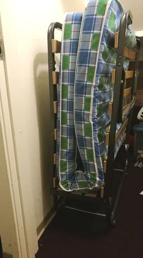 luxury folding twin-size bed $50 2