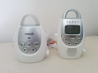 vtech baby monitor ($20), boba wrap sling ($20), bottle warmer ($5) 1