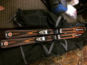 Mens Skis + Womens Skis + Ski Poles + Ski Bags, $300 3