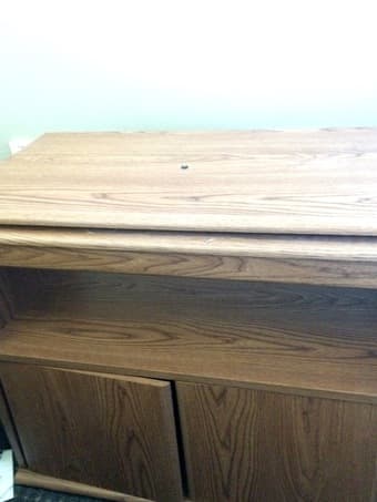 Solid Oak TV Stand / Storage, $30 3
