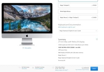 27" iMac, pristine condition, 3.4GH and 16GB ($1,500) 2