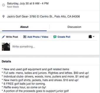 7/30 Big One Day Only Golf Equipment Blowout Sale for a Good Cause 1