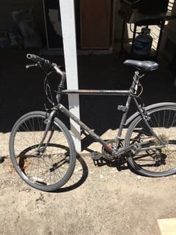 Moving sale (pt. 2)! (Wardrobe, rolling nightstand, old bike + light) 1