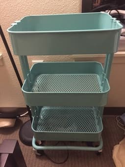 Ikea blue trolley $ 15 1