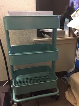Ikea blue trolley $ 15 3