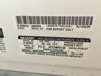 Microwave $30 2