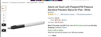 Smart Pen Stylus for iPads and touchscreen - $25 1