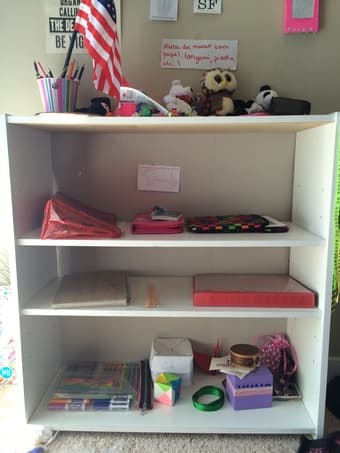 Bookcase/shelves for  $7 1