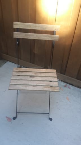 Patio Set : Charcoal Grill + Tools + 4 chairs (Camp + Outdoor chairs ) 3