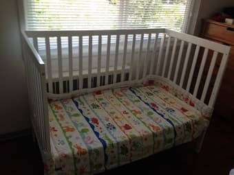 Baby crib and matress for sale just $60 1