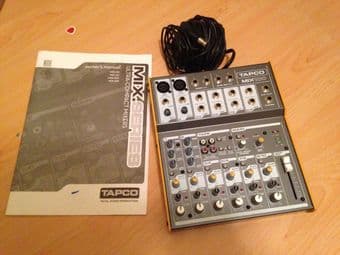 Tapco ultracompact 10 channel mixer - $50 2