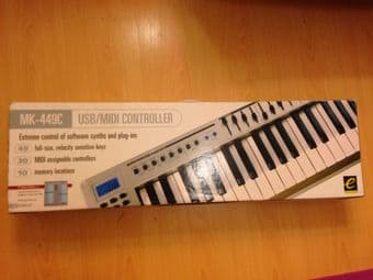49 key midi keyboard, $60 3