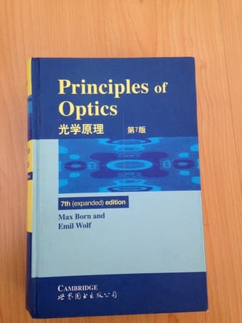 optics/physics graduate text books 2