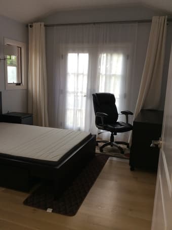 $1950 util incl, furnished BR+private BA in new home near Cal Ave Aug5 3