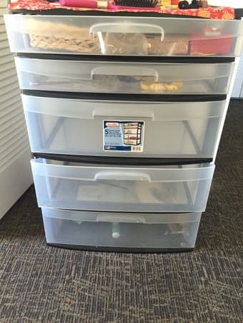 Sterilite 5 drawer wide Tower - $18 1