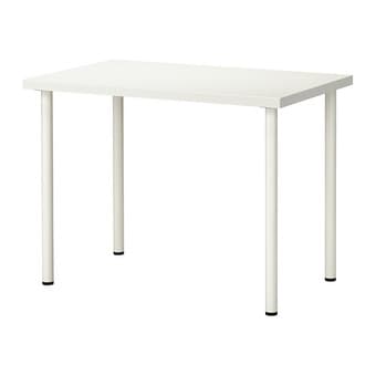 IKEA White table with screw on legs $10 1