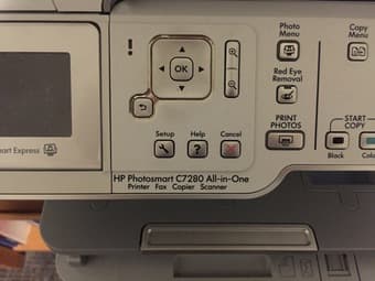 Sharp Microwave & HP printer - both for $50 2