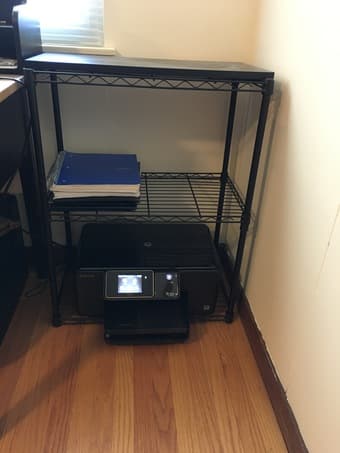 Metal shelf / printer stand - for sale - $30 1