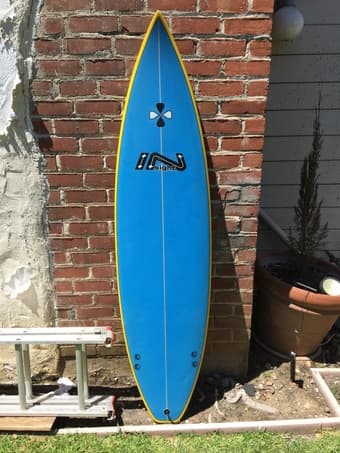 6'6" Insight surfboard, clean, FCS fins included - $350 1
