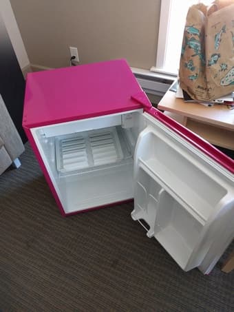 Mini fridge with freezer compartment $50 2