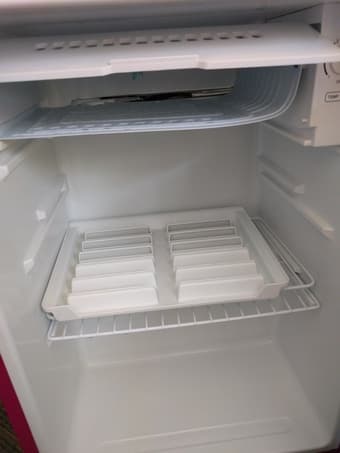 Mini fridge with freezer compartment $50 3