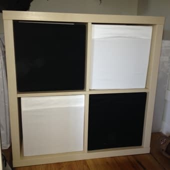 Shelf unit Kallax 2x2 (Ikea). $20 1