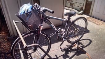 Bike for sale (with helmet, lock, lights, wheel lock, + basket) - $150 2