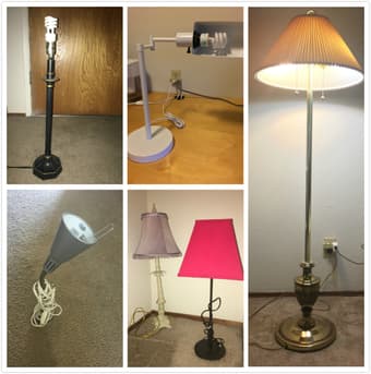 Moving Sale! Chairs, lamps, helmet etc.搬家最后清空 2