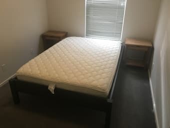 IKEA Full Bed Frame and Pillow-Top Innerspring Mattress. $200 1