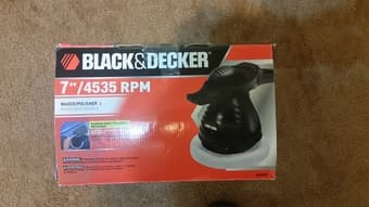 Black & Decker Car Waxer/Polisher $25 1