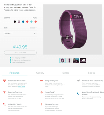 FITBIT CHARGE HR 1