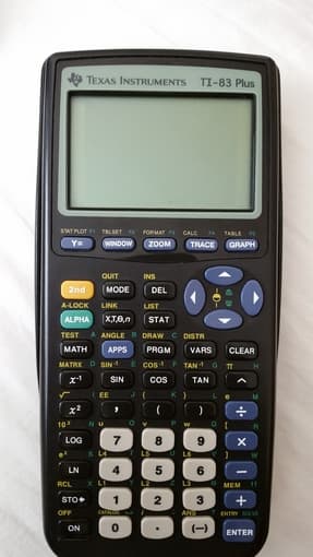 TI-83 plus calculator 1