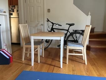 Two-person Dining Table with Chairs For Sale! 2