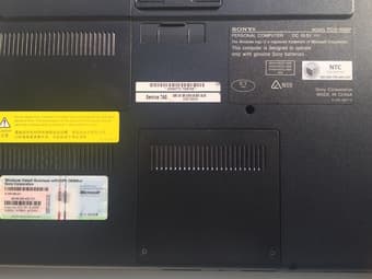 Sony personal computer PCG-5S6P for $30 obo 2