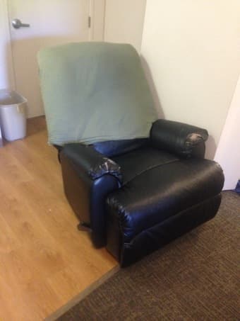 Leather Recliner $40 obo 1