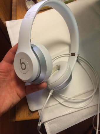 $60 White Beats Solo Headphones 1