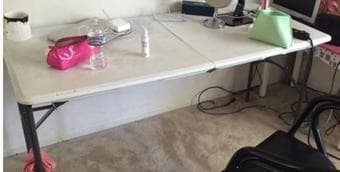 61'' Rectangular Folding Table-$30 2